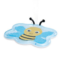 Piscină gonflabilă pentru copii cu jet de apă “Albinuța” 127x102x28 cm, 59 L, 2+  INTEX