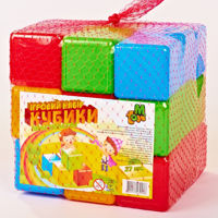 M Toys кубики Цветные, 27шт