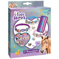 Набор для творчества Totum TT073135 I love horses 3 bratare + 18 pandative, 1336D
