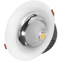 Corp de iluminat interior LED Market Downlight COB Round 50W, 3000K, LM-D2008, White