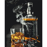 Картина по номерам BrushMe BS5001FC 40x50 сm (fără cutie) Setul unui bărbat adevărat