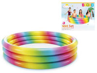 Бассейн надувной детский  Rainbow Ombre, 168х38 см, INTEX, +2 лет