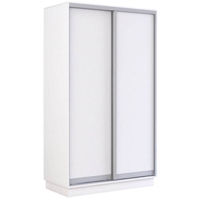 Dulap Mobildor-Lux Fox uși glisante din PAL (100x60x200H cm) Alb