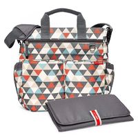 Geanta pentru parinti Skip Hop Duo Signature Heather Triangles