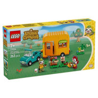 Конструктор Lego 77054 Animal Crossing Rulota lui Leif și magazinul de grădină