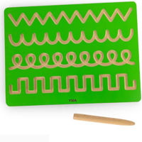 Набор для творчества Viga 44697 Tablă de lemn pentru pregătirea mâinii pentru scris