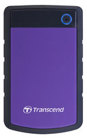 4.0TB (USB3.1) 2.5" Transcend "StoreJet 25H3P", Purple, Rubber Anti-Shock, One Touch Backup
