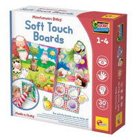 Настольная игра Lisciani Giochi 107834 Set educational Montessori Baby-touch Boards, cod 61995