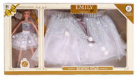 Кукла Essa QJ069A EMILY + fustă pentru copil