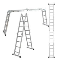 Лестница Bau Welt Scară-transformer din aluminiu 4 sec. 6 trepte (6.7m)