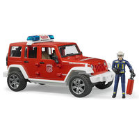 Pompier Jeep Wrangler Rubicon cu o figură de pompier, cod 43272