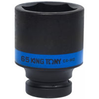 Набор головок, бит, насадок King Tony 843565M головка торцевая ударная глубокая 1" 65мм