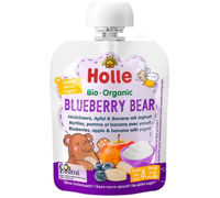 Пюре Holle Bio Blueberry Bear черника+яблоко+банан+йогурт (8+ мес) 85 г