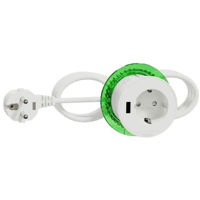 Удлинитель электрический Schneider INS44004 Priza pentru mobila usb a 3.1ah alba