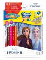 Creioane colorate Jumbo - Colorino Disney Frozen