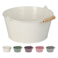 Цветочный горшок ProGarden 55363 Цветочный горшок Металлическое ведро D21см, H10см