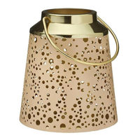 Свеча Promstore 41389 Sfesnic metalic Felinar 15x16cm, auriu