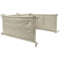 Бортик для кроватки Jollein 004-895-67052 Боковая защита детской кроватки Soft Waves Olive Green, 180x30 cm