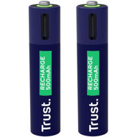 Acumulator Trust TR25585 USB-C Rechargeable Battery AAA 500 mAh, 2 Pack