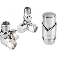 Аксессуар для систем отопления Ferro ZTO30CR + cap termo, robinet cal axiali 16x2 tur+retur