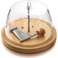 Доска разделочная BOSKA 850511 круглая Tete de Moine с крышкой Amigo