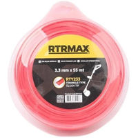 Леска для триммера RTRMAX RTY233 3,3мм X 55м (треугольник)