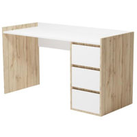 Офисный стол Smartex Home 120cm Белый/Дуб Тёмный