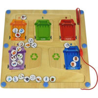 Настольная игра miscellaneous 9817 Tabla din lemn Recycling Maze 57284