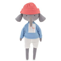 Jucărie de pluș Orange Toys Ali the Elephant: Blue Sweatshirt 29 CM04-14/S28