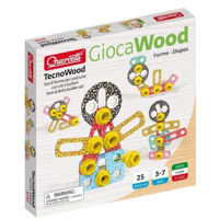 Set de construcție Quercetti 732 Play Wood Tecno Shapes Basic