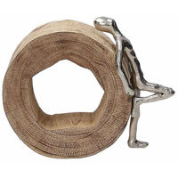 Декор Andrea Fontebasso 54697 Suvenir de birou Visator H19cm Vogue Unison, din lemn/metal