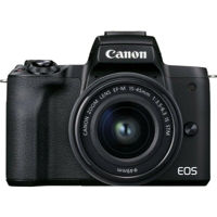 Фотоаппарат беззеркальный Canon EOS M50 Mark II + 15-45 f/3.5-6.3 IS STM Black (4728C043)