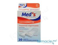Emplastru Farmacerotto N20 assorti,transparent,impermeabil Med'S (TVA20%)