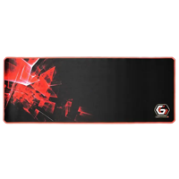 Игровой коврик для мыши Gembird MP-GAMEPRO-XL, Чёрный/Красный