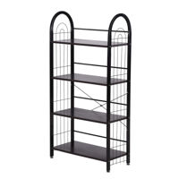 Raft pentru încălțăminte Deco P-01 (62x30x122)Cadru Negru