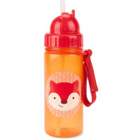 Бутылочка с трубочкой Skip Hop Zoo Fox 380 ml