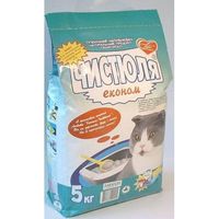 Чистюля Эконом Наполнитель для кошачьего туалета - 5 кг