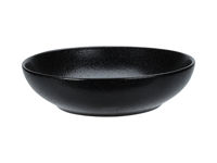 Farfurie adâncă 22cm Glaze finishe ”Black”, ceramică