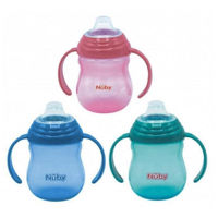 Поильник Nuby NV0406013 Поильник-непроливайка тренировочный .ручки(6м+) 270 мл.