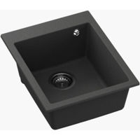 Раковина SanDonna Vesta 400 Negru Metalic