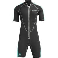 Аксессуар для плавания Cressi-Sub LIDO LADY SHORTY WETSUIT black/aquamarine 2mm S/2 (LV457002)