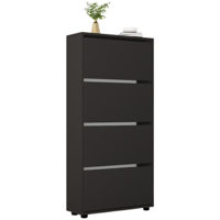 Raft pentru încălțăminte Mobildor-Lux Leo 80x27x164H cm Anthracite