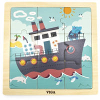 Puzzle Viga 44630 Puzzle din lemn Vapor, 9 elem.
