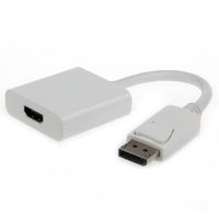 Adapter DP M to HDMI F  Cablexpert "A-DPM-HDMIF-002" White Display port male to HDMI fem