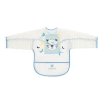 Bavețică Kikka Boo 31303030059 Bavetă impermeabila cu maneci si buzunar Arty Blue