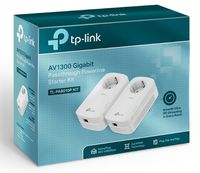 Powerline Adapter TP-Link, TL-PA8010P KIT, AV1300, 2x2MIMO, 1xGbit Port, Passthrough