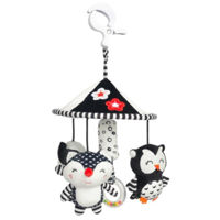 Jucărie cu pandantiv Sensillo Z-0361 Игрушка плюш-карусель 193 b/w fox