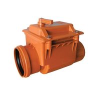 купить Обратный клапан D.110 ПП (оранжевый)  INSTALPLAST в Кишинёве