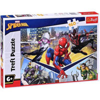 Пазл Trefl 15422 Puzzles 160 Spiderman Power, Disney Marvel Spiderman