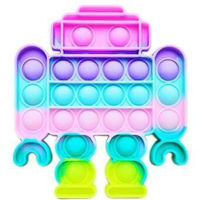 Игрушка Promstore 14150 Игрушка антистресс Pop It Робот 13x14.5cm